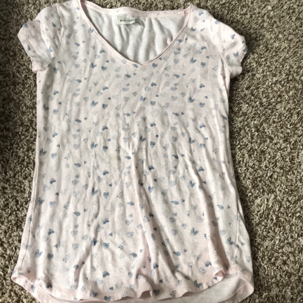 Abercrombie kids short sleeve v neck
